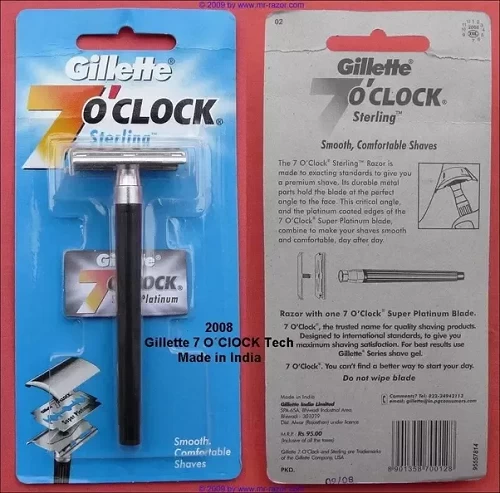 7 o' Clock Razor Sterling