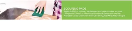 Household kitchen cleaning abrasive scouring pad (Utensil Cleaning Scrubber) - 10 pcs