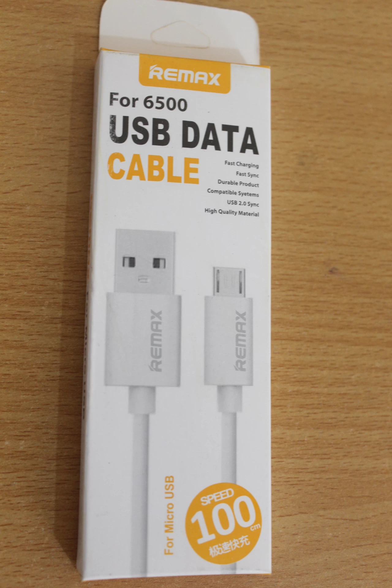 6500 USB Data Cable For Remax