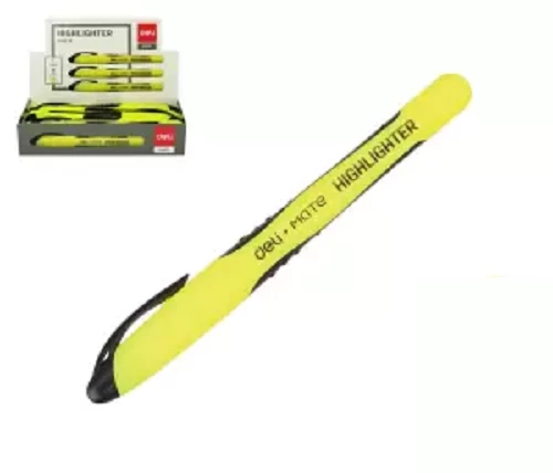 Deli Pen Style Highlighter,Yellow (U35170) 1-5mm - 1 Pcs