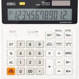 Deli Wide Desk Calculator - EM01010