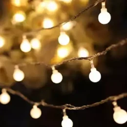 28 led Ball shape Fairy Lights, warm white snow ball Waterproof Decorative Fairy Lights 28 pieces set