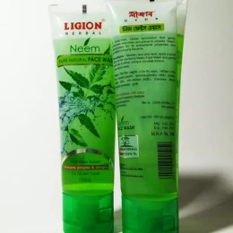 2x Neem Pure Natural Face Wash.(100ml) Ligion Herbal Ltd.