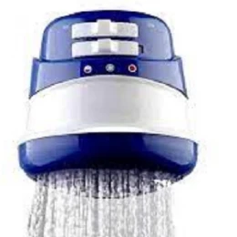 Electric Instant Hot Water Shower - White and blue