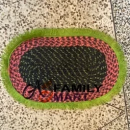 Multi-Colour Floor Cotton Cloth Paposh, Living Room & Bedroom Floor Mats Hall Door Soft Paposh-1 Pcs
