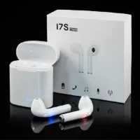 TWS i7s Double Dual Mini Earphone With Power Case-White