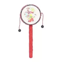 Plastic Toy Dugdugi - Red and White