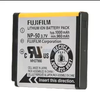 Fujifilm NP-50  --Fujifilm Lithium Ion Rechargeable Battery for Fuji F60fd F50fd