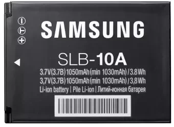 Samsung Lithium Ion Rechargeable Battery SLB-10A 1050mAh