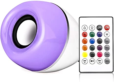 Bluetooth Speaker RGB Changing Color Lamp with Remote Control