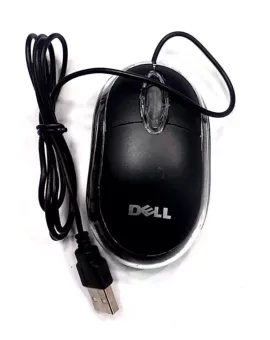 B100 Dell 3-Button Optical Wheel USB Wired Mouse