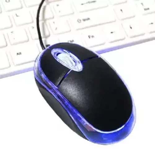 Black USB Wired Mouse