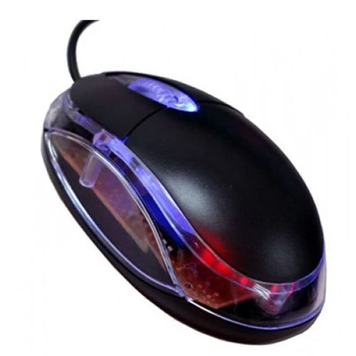 Black USB Wired Mouse