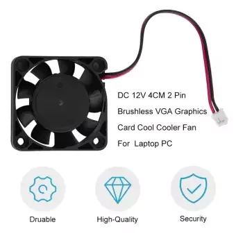 Brushless VGA Graphics Card Cool Cooler Fan DC 12V 4CM 2 Pin