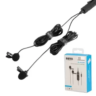 BOYA BY-M1DM Dual Lavalier Mic