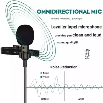 Lavalia microphone omni-direction used for Blogging