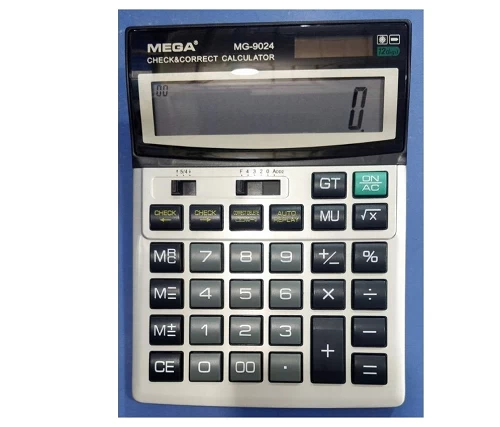 Mega Calculator 12 Digit - Dual power MG-9025