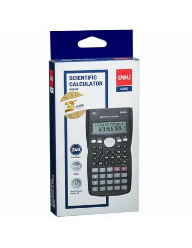 240 functions Deli Scientific Calculator D82MS