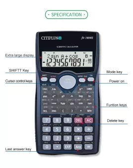 Scientific Calculator For Students  Citiplus FX-100MS