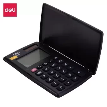 Pocket Size Calculator - 8 Digit - Black Deli E39219