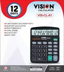 12 DIGITS VISION CALCULATOR