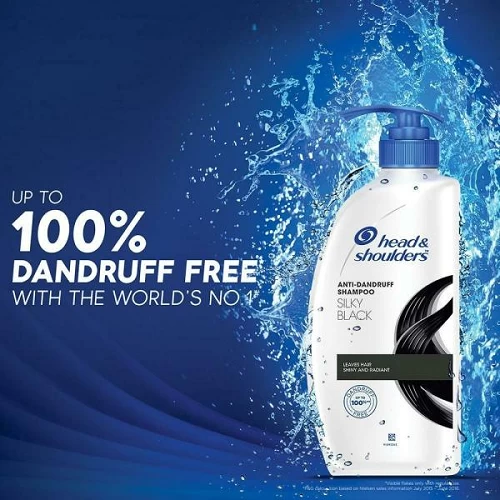 Head & Shoulders - Silky Black Anti-Dandruff Shampoo - 650ml