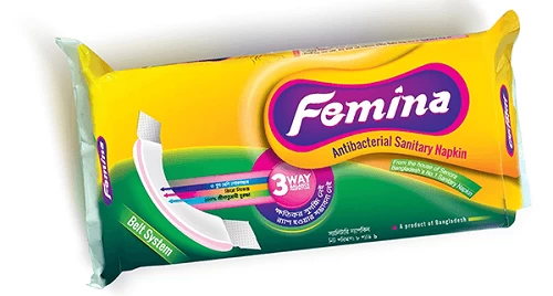 Femina Antibacterial Sanitary Napkin- Panty