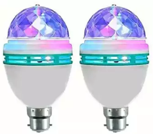 360 Degree Rotating LED Bulb Magic Disco Light for Party or Home