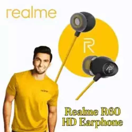 REALME R600 Wired Mobile Realme R60 Earphone