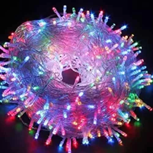 Fairy Decorative Light 100 Led- Multi Colur , Weeding Festival Party Warm White 33 Feets waterproof Led Light.