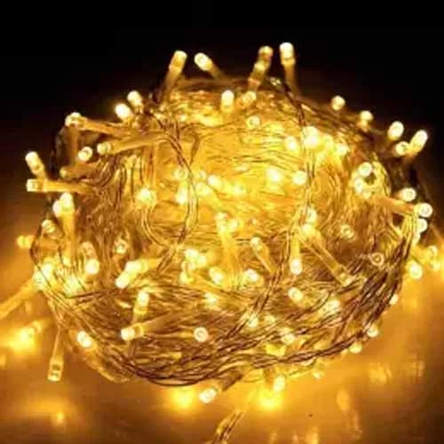 Fairy Decorative Light 100 Led- Golden, Weeding Festival Party 33 Feets water proof Led Light.