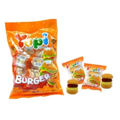 Yupi Gummy Burger-Pack 8x8gm = 64 gm