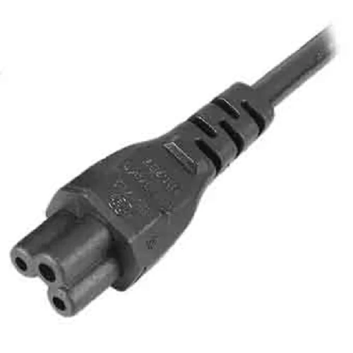 2 Pin Power Cord Cable for Laptop - Black