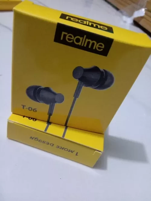 Realme Buds In-ear Earphone Black Wired Earphones with Mic
