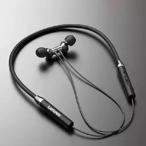 Lenovo HE05 Wireless In-Ear Neckband Earphones - Black