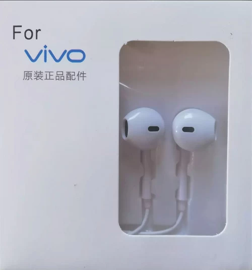 Vivo in-ear Earphone Good Bass Sound Quality for All Android Mobile Phone High Bass Sound Quality Boom Bass Wired in-ear Headphones Compatible With All Vivo Smartphones