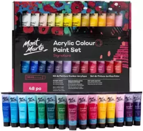 Mont Marte Acrylic Paint Set 36 ml - 48 colors