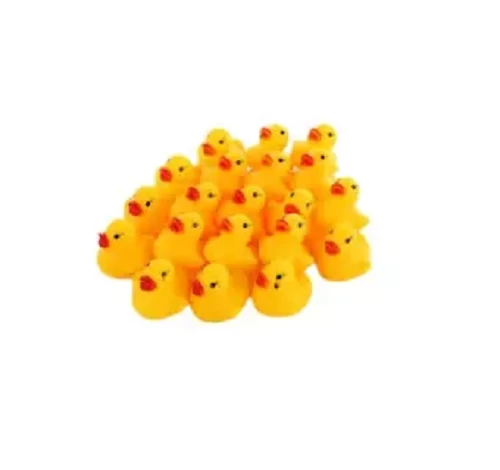 Set Of Mini Duck Bath Toys Squeezing Music Baby Play