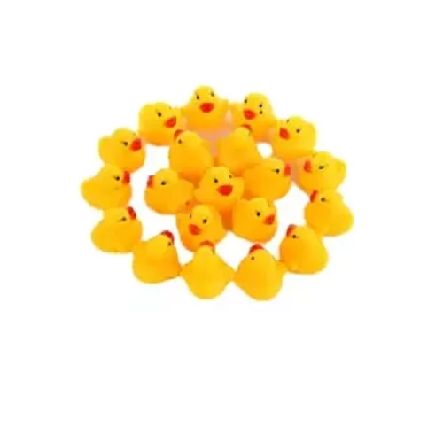 Set Of Mini Duck Bath Toys Squeezing Music Baby Play