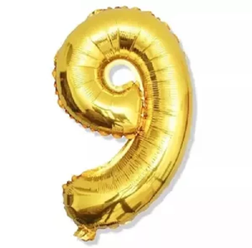 Aluminum Foil Number Banner Balloons for Party Supplies, Seminar, Birthday Decorations ( 1 Piece)