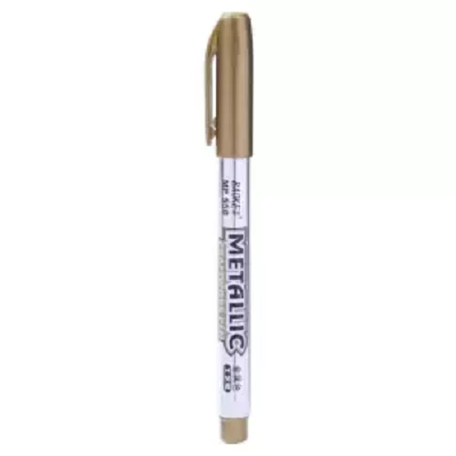 Baoke Metallic Color Marker Pen, metalic carftwork pen, Golden caraft pen , silver craft pen.