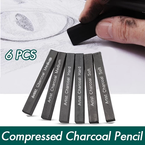 Worison Compressed Charcoal - 6 Pcs set