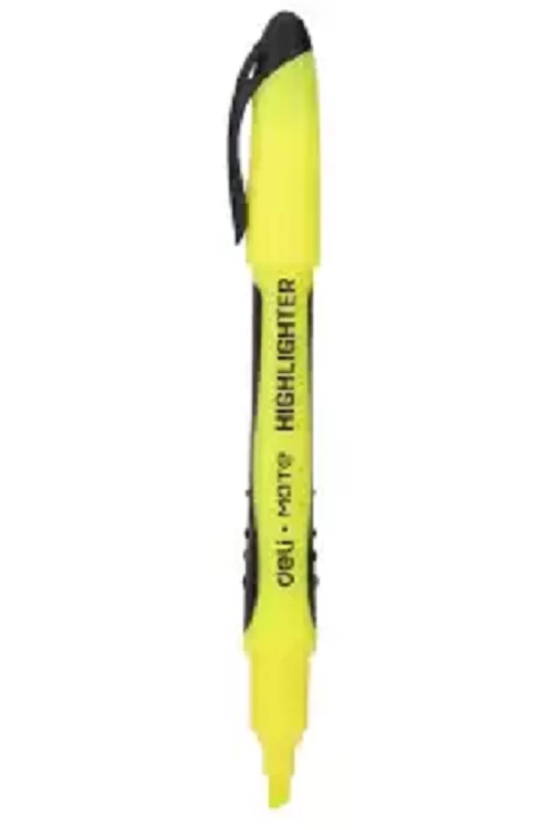 Deli Pen Style Highlighter, Yellow (U35170) 1-5mm - 1 Pcs