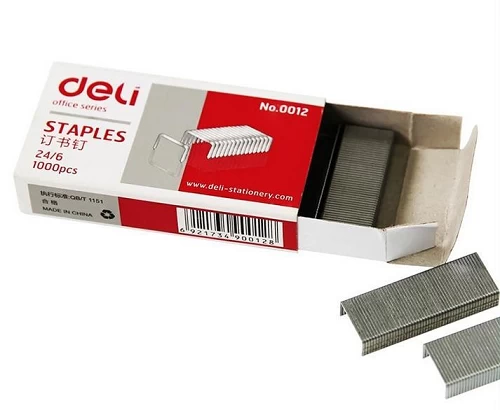 Deli Stapler pin (24/6) - 4 pack