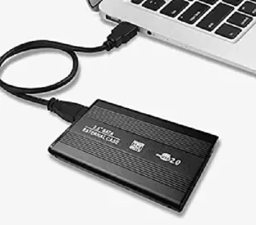 USB 2.0 Hard Drive Disk HDD External Enclosure Case (Multicolor)