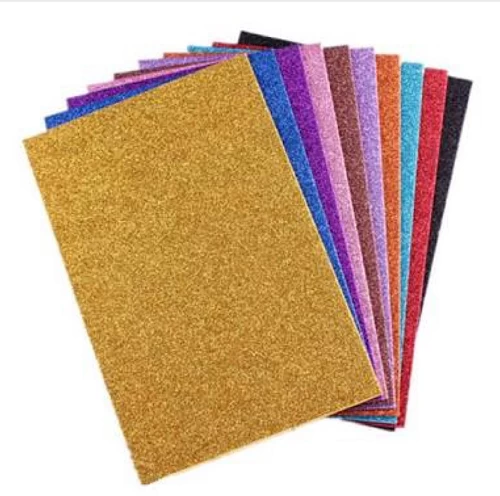 Glitter Foam Sheet (Multicolor) - 10 Pcs