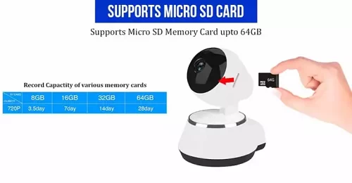 V380 WiFi IP Camera 360 Degree CCTV Camera, Wireless Mini CC Camera IP Webcam.