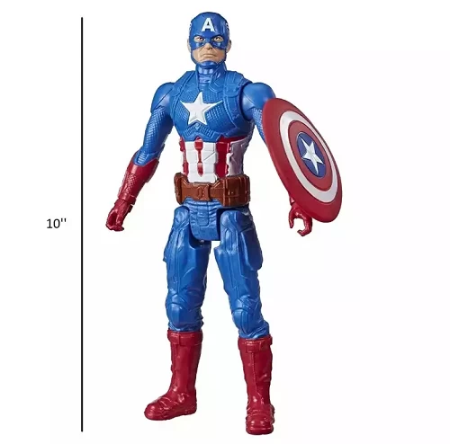 Marvel Action Super Hero Captain America The Fast Avengers Toy for kid 10''