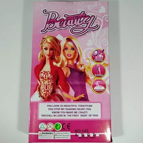 Beautiful Barbie Doll 2 Pis - Pink