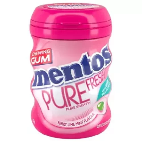 Mentos Pure Fresh Berry Lime Mint Pocket Bottle 29gm (Sugarr Free)